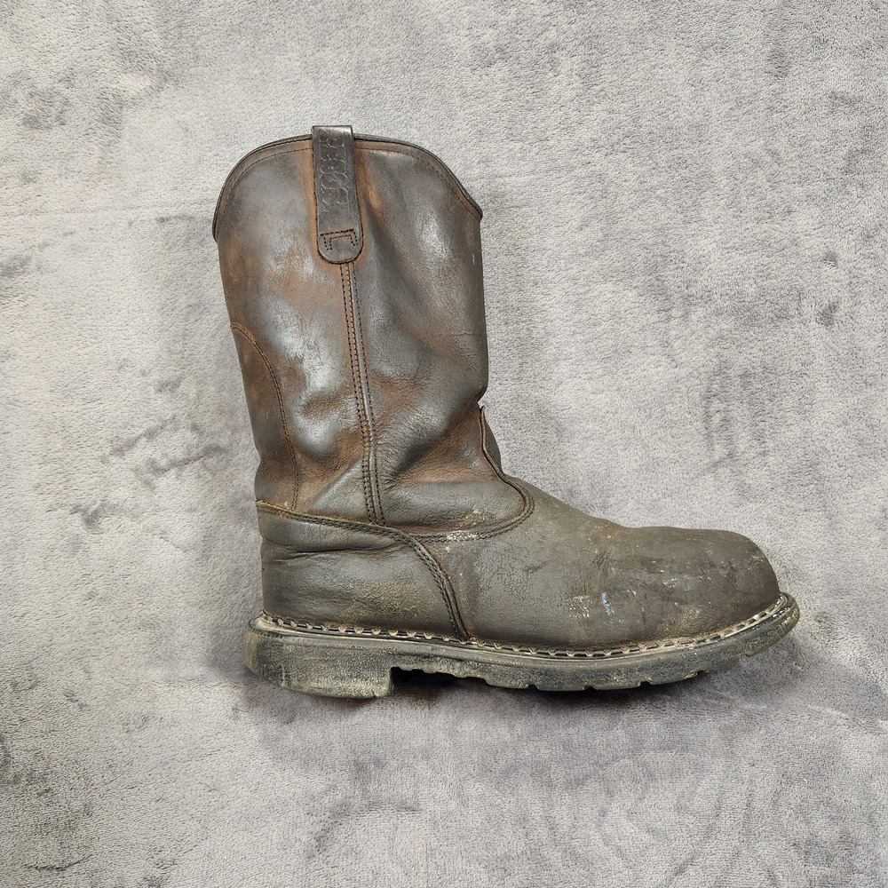 Red Wing Boots Mens 11 Brown Leather 4436 Supersole Pecos Steel Toe Work Pull On